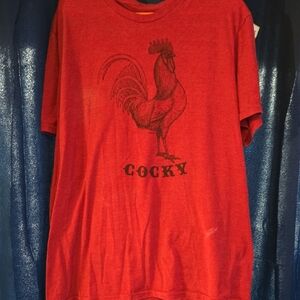 Red Rooster Mason Jar Graphic Tee - Men's Casual Shirt